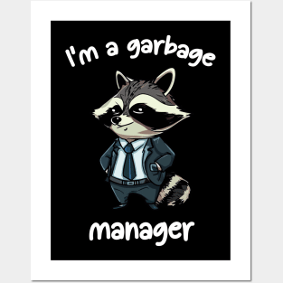 Raccoon - Garbage Manager Posters and Art